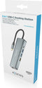Aisens ASUC-5P011-GR - USB 3.2 Gen 1 Hub - 2x USB-A 5Gb/s 1x USB-C 5Gb/s 1Gbps Ethernet - Grijs