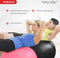 Fitness bal - Yoga bal 65 cm - Inclusief 10 Yogalessen en 3 e-Books - Zwart