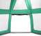 vidaXL - Zwembadtent - uitneembare - buiten- - gaaswanden - 510x510 - cm - zeegroen