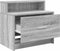 vidaXL - Nachtkastjes - 2 - st - met - lade - 51x31x47 - cm - grijs - sonoma - eikenkleur