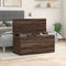 vidaXL - Opbergbox - 100x42x46 - cm - bewerkt - hout - bruin - eikenkleurig
