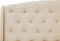 BORDEAUX - Tweepersoonsbed - Beige - 180 x 200 cm - Polyester