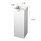 Yamazaki Tower - Prullenbak - Slank design met afneembaar deksel - Wit