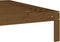 vidaXL - Bedframe - massief - grenenhout - honingbruin - 160x200 - cm