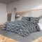 vidaXL - Dekbedovertrekset - 140x200 - cm - katoen - grijs