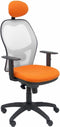 Bureaustoel met hoofdsteun Jorquera Piqueras y Crespo ALI308C Oranje