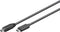 Goobay 67989 - USB Mini B naar USB-C kabel - USB2.0 - 50cm - Zwart