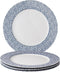 Laura Ashley Blueprint Collectables - Dinerborden - Set van 4 - Ø 26cm - Floris