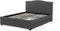 MONTPELLIER - Bed opbergruimte LED - Grijs - 180 x 200 cm - Polyester