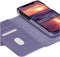 D. Bramante New York - Flip cover - Magneetsluiting en pasjesvakjes - Paars