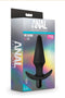 Blush Buttplug Anal Adventures Platinum Silicone Vibrating Plug Black Zwart