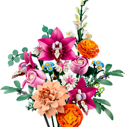 LEGO Botanicals - 10342 - Bloemen bouwpakket - 15 stelen - Roze boeket