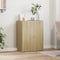 vidaXL - Archiefkast - 60x32x77,5 - cm - bewerkt - hout - sonoma - eikenkleurig