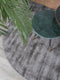 Karpet Viscose Rond Dark Grey ø150 cm