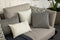 Dutch Decor VERANO - Outdoor Kussenhoes 45x45 cm - waterafstotend en uv-bestendig - Charcoal Gray - antraciet