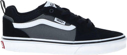 Vans Youth Filmore Jongens Sneakers - (Suede/Canvas) Black/Pewt - Maat 38