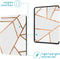 imoshion E-reader Hoesje - Geschikt voor Amazon Kindle (2022) 11th gen, Amazon Kindle (2024) - Design Sleepcover Bookcase - White Graphic