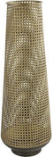 Tafellamp toren - staande lamp goud - metaal 70 cm