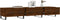 vidaXL - Tv-meubel - 150x36x30 - cm - bewerkt - hout - bruin - eikenkleur