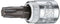 Gedore 6190780 - Dopsleutel-schroevendraaier 1/4 - TORX® T10 - 30,5 mm (1 stuk)