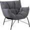 lifestyle fauteuil Jena grijs | Teddy stof