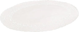 Taartrand | papier + kleicoating | 240x170mm | ovaal | wit | 250 stuks