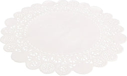 Taartrand | papier + kleicoating | Ø180mm | rond | wit | 250 stuks