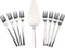 Taartschep met 8 taartvorken - Cake set