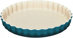 Taartvorm in Aardewerk Caribbean blue