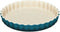 Taartvorm in Aardewerk Caribbean blue