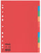 Tabbladen Esselte A4 11R karton 10-delig zonder voorblad | 10 stuks