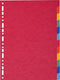 Tabbladen Exacompta 225x297mm 11-gaats 12-delig glanskarton