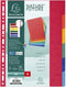 Tabbladen Exacompta 225x297mm 11-gaats 6-delig glanskarton