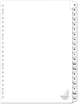 Tabbladen Kangaro 23-gaats PK420AZM 20-delig alfabet karton | 15 stuks
