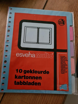 Tabbladen Kangaro A5 17-gaats P505M 5-delig assorti karton | 50 stuks