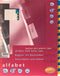 Tabbladen Multo A4 23-rings 24-delig A-Z blauw/geel karton 170gr