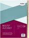 Tabbladen Multo A4 23-rings 24-delig A-Z karton chamois