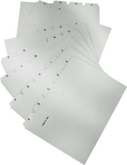 Tabkaart HAN A-Z breed A4 - lichtgrijs