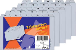 Tabkaarten HF2 A-Z 110x148 mm