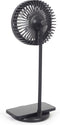Table Fan GEMBIRD WPC10-LEDFAN-01 Black