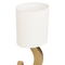 Table lamp Elena Gold / Metal foot / cotton shade