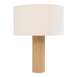 Table lamp Elyn Natural / Cotton / ceramic
