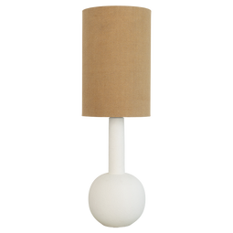 Table lamp Escape XL Starfish Natural / Ceramic foot / cotton shade