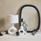 Table lamp Soft Organic White / Ceramic / linen