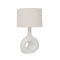 Table lamp Soft Organic White / Ceramic / linen