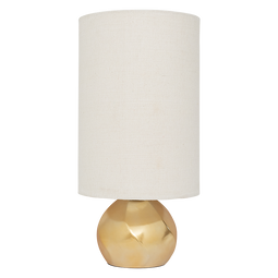 Table lamp Suki Gold / Ceramic / cotton