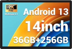 Tablet 14 inch - Pro- Android 13 - Krachtige en Veelzijdige Tablet met 5G WiFi en Meer - Inclusief BeschermHoes