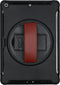 Tablet Hoes Geschikt voor Apple iPad 9 (2021) 9e generatie / Apple iPad 7 (2019) 7e generatie / Apple iPad 8 (2020) 8e generatie - Defender Backcover met strap - Zwart