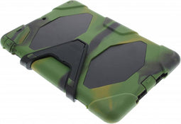 Tablet Hoes Geschikt voor iPad Air 1 (2013) - Extreme Protection Army Backcover tablet - Groen / Meerkleurig /Legergroen