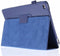 Tablet Hoes Geschikt voor iPad Air 2 (2014) - Effen Bookcase tablet - Donkerblauw